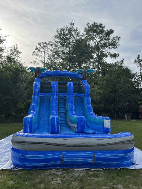 16ft Cayman Crush Dual Lane Waterslide